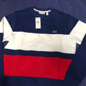 Brand New Lacoste Overhead Sweater